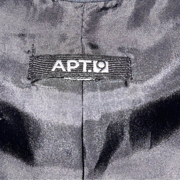 Apt 9 Black Asymmetrical Motorcycle Jacket - Picture 11 of 12